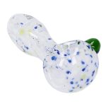 Frit Glass with Square Mouth Pipe - 3.5 in