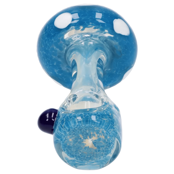 Mushroom Frit Spoon Pipe - 4.5 in