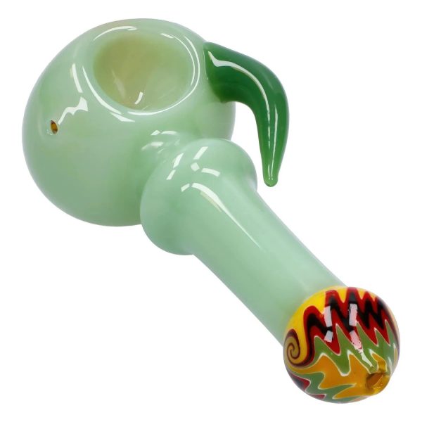 Slime Tube Horn Reversal Art Spoon Pipe - 4.5 in