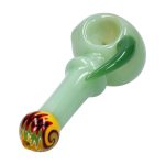 Slime Tube Horn Reversal Art Spoon Pipe - 4.5 in