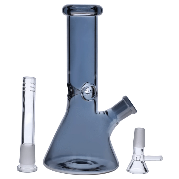 Smoke Cartel Electroplated Beaker Bong - 8 in.