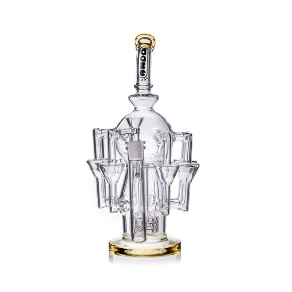 Octopus Pipe Recycler with Unique Arm Design by Daze Glass