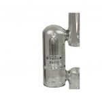 Rocket Ship Style Glass Water Pipe by Daze Glass