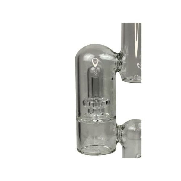 Rocket Ship Style Glass Water Pipe by Daze Glass