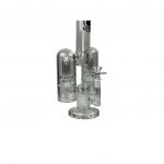 Rocket Ship Style Glass Water Pipe by Daze Glass