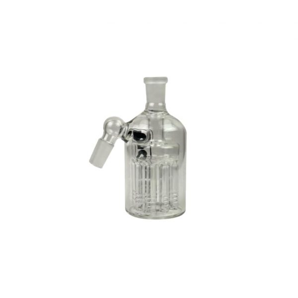 14mm Daze Glass Ash Catcher With Tree Perc, 45 Degree Joint - Perc