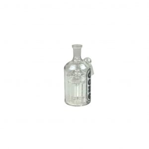 14mm Daze Glass Ash Catcher With Tree Perc, 45 Degree Joint - Perc