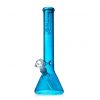Metallic Blue Borosilicate Glass Water Pipe by Daze Glass