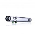 Daze Glass Steamroller Hand Pipe with Built-in Bowl and Marbled Feet