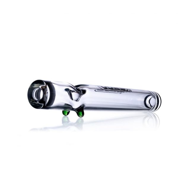 Daze Glass Steamroller Hand Pipe with Built-in Bowl and Marbled Feet