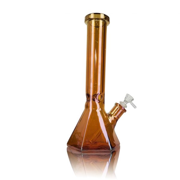 Diamond Beaker Water Pipe with Simple Diamond Base Design