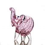 Pink Tube Elephant Hand Pipe for a Unique Smoking Experience