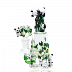 Empire Glassworks Climbing Pandas Mini Dab Rig