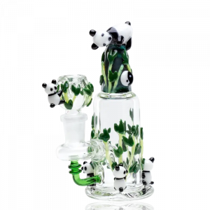 Empire Glassworks Climbing Pandas Mini Dab Rig