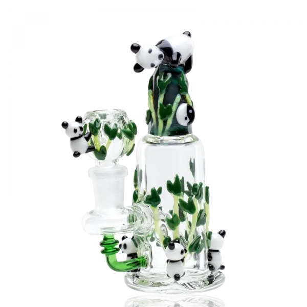 Empire Glassworks Climbing Pandas Mini Dab Rig