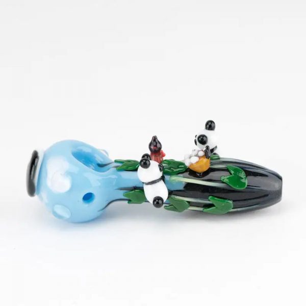 Empire Glassworks Climbing Pandas Spoon Pipe