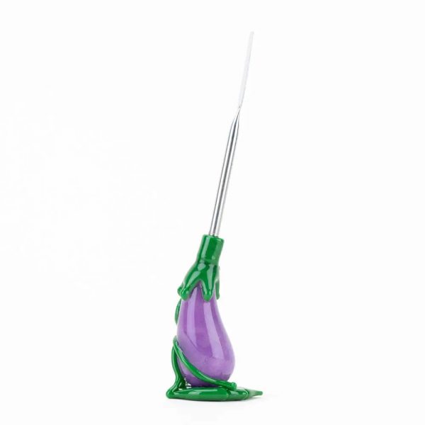 Empire Glassworks Eggplant Dab Tool in Borosilicate Glass