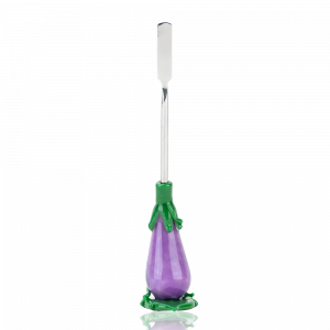 Empire Glassworks Eggplant Dab Tool in Borosilicate Glass