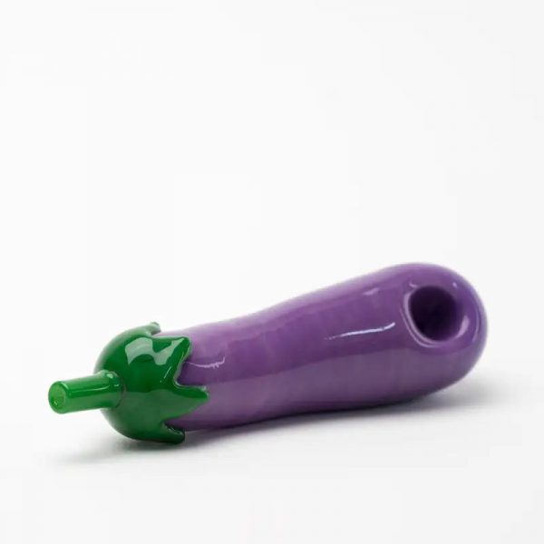 Empire Glassworks Eggplant Glass Hand Pipe