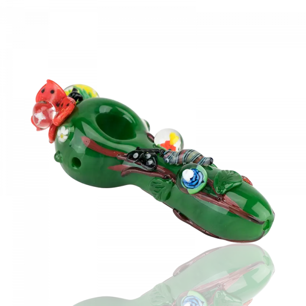 Empire Glassworks Garden Critters Spoon Pipe
