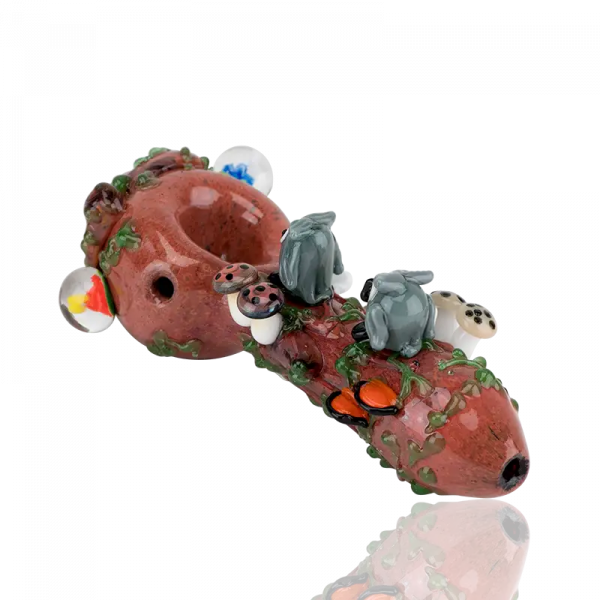 Empire Glassworks Hooties Forest Glass Spoon Pipe