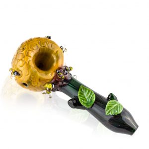 Empire Glassworks Honey Pot Beehive Hand Pipe 5.8 Inch