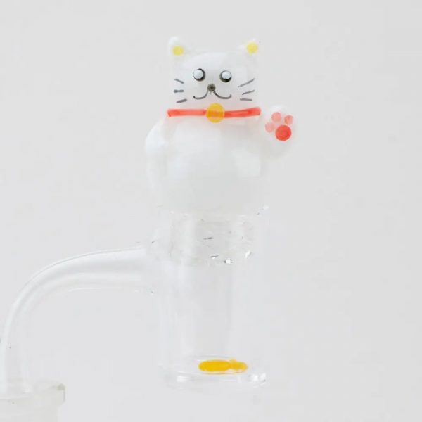 Empire Glassworks Lucky Cat Spinner Cap Carb Cap