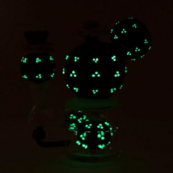 Empire Glassworks Mini Dab Rig Peyote Design