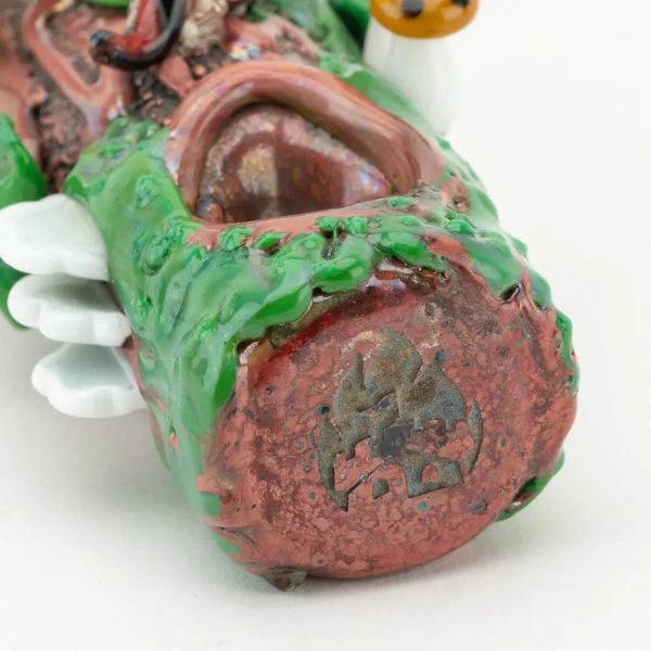 Empire Glassworks Mossy Log Hand Pipe