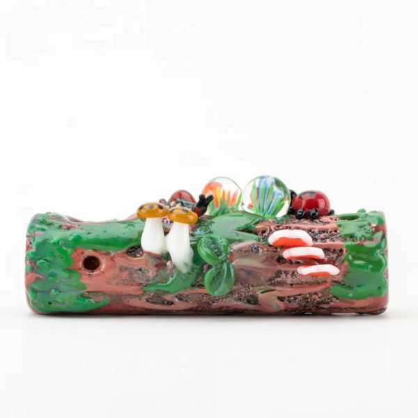 Empire Glassworks Mossy Log Hand Pipe