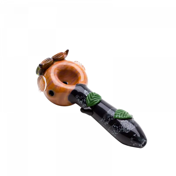 Empire Glassworks Owl Spoon Pipe