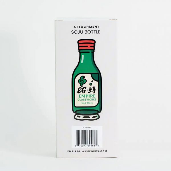 Empire Glassworks Peak Attachment Soju Bottle