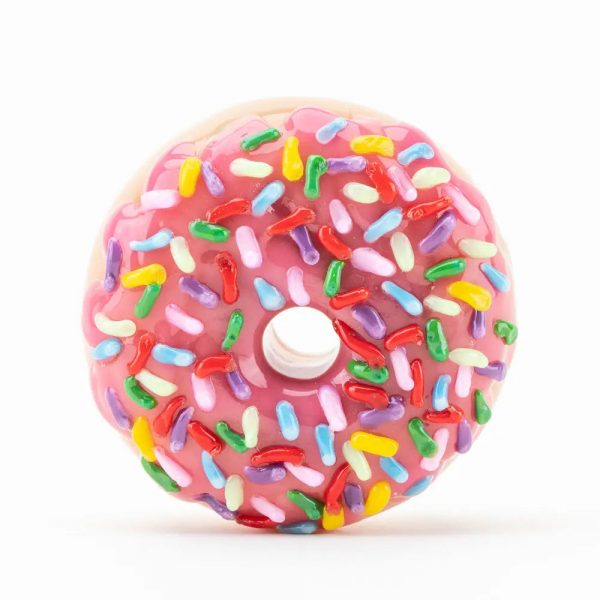 Empire Glassworks Pink Sprinkle Donut Hand Pipe