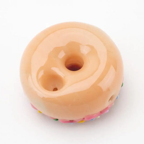 Empire Glassworks Pink Sprinkle Donut Hand Pipe