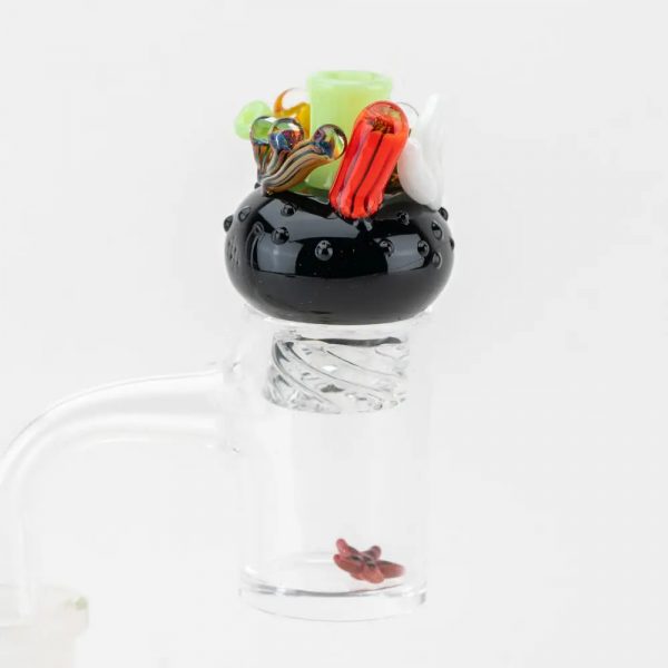 Empire Glassworks Spinner Cap Coral Reef Carb Cap