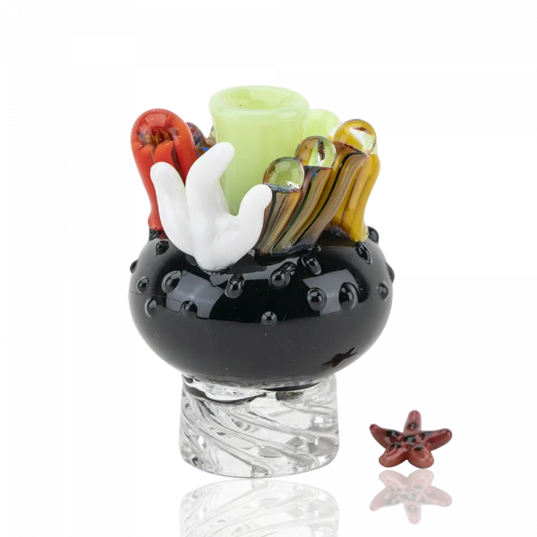 Empire Glassworks Spinner Cap Coral Reef Carb Cap