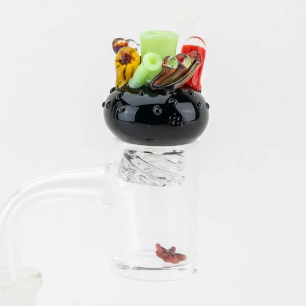 Empire Glassworks Spinner Cap Coral Reef Carb Cap