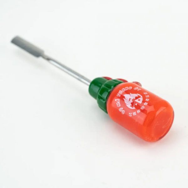 Empire Glassworks Sriracha Dab Tool in Borosilicate Glass