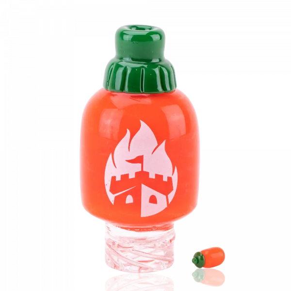 Empire Glassworks Sriracha Spinner Cap Carb Cap