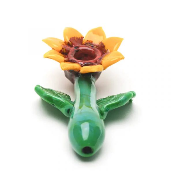 Empire Glassworks Sunflower Glass Hand Pipe