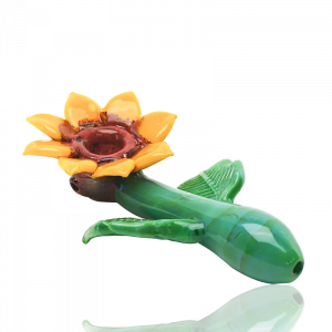 Empire Glassworks Sunflower Glass Hand Pipe