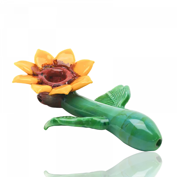 Empire Glassworks Sunflower Glass Hand Pipe