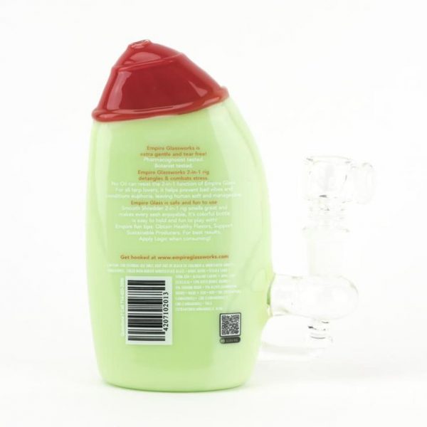 Empire Glassworks Watermelon Kush Shampoo Bottle Mini Rig