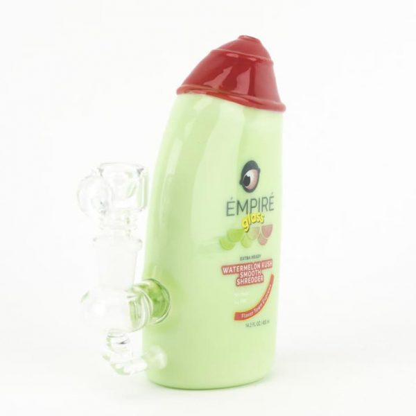 Empire Glassworks Watermelon Kush Shampoo Bottle Mini Rig