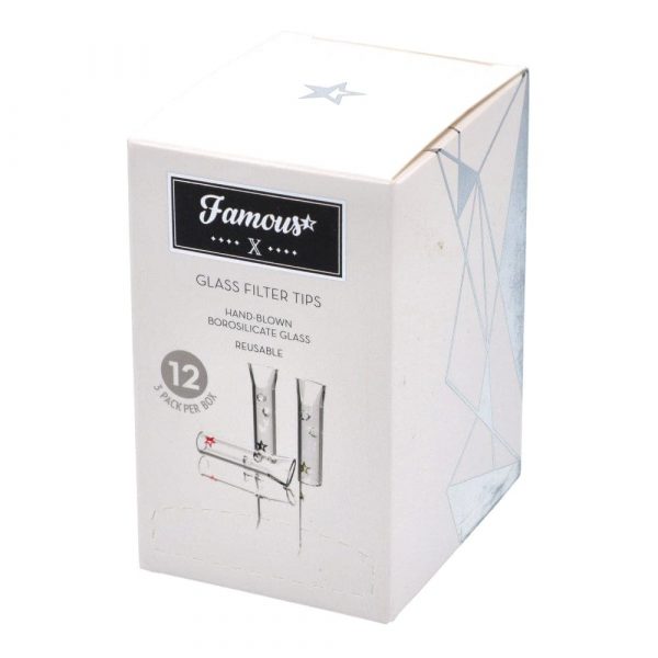 Famous X Glass Filter Tips 3-Pack