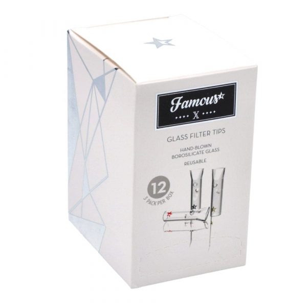 Famous X Glass Filter Tips 3-Pack