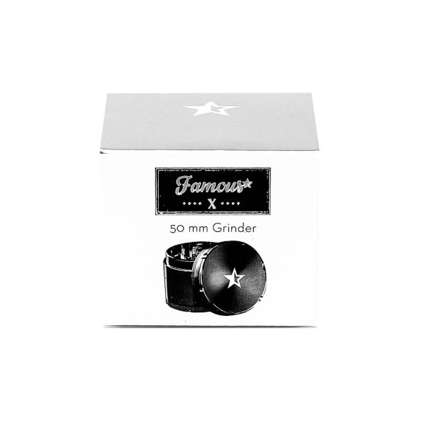 Famous X 50mm 4-Piece Aluminum Grinder