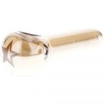 Famous X 3" Gold Fumed Spoon Hand Pipe