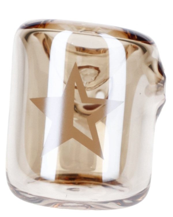 Famous X 4" Gold Fumed Hammer Pipe
