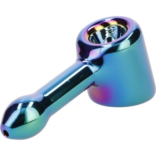 Famous X 4" Prism Fumed Hammer Pipe